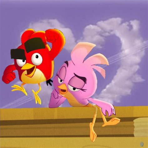 angry birds stella and red|angry birds stella new day.